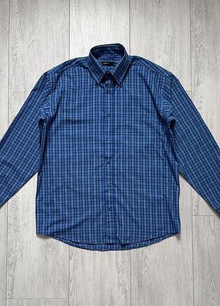 Чоловіча сорочка в клітинку cedarwood state m розмір, чудовий стан