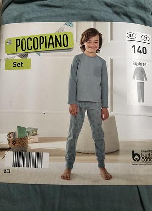 Піжама дитяча pocopiano 140 см бавовняна нова з бірками