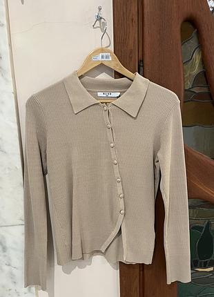 Джемпер- лонг жіночий з цікавим краєм