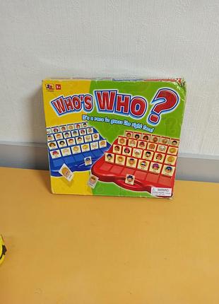 Настольная игра "угадай кто?" (who's who?)