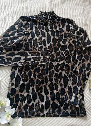 Гольф, леопардовый принт, s, vila 5