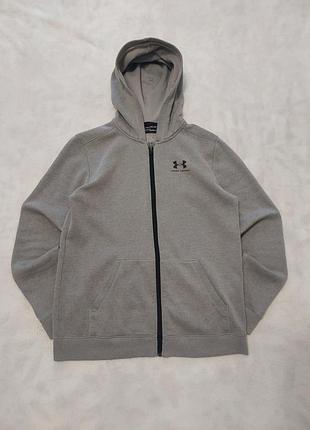 Оригінальна сіра зіп-худі under armour