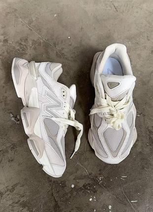 Кроссовки new balance 9060 light beige