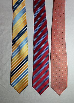 Стильні чоловічі краватки (шовк та поліестер) — стан ідеальний
