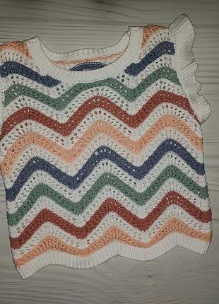 Вязаная жилетка безрукавка matalan