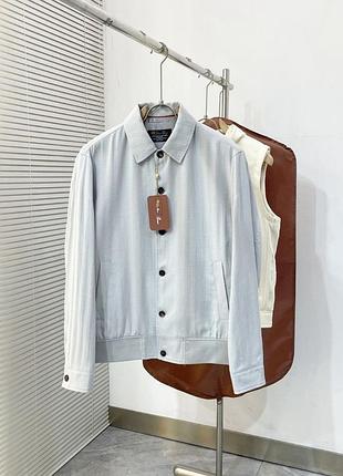 Чоловіча куртка із преміального льону loro piana