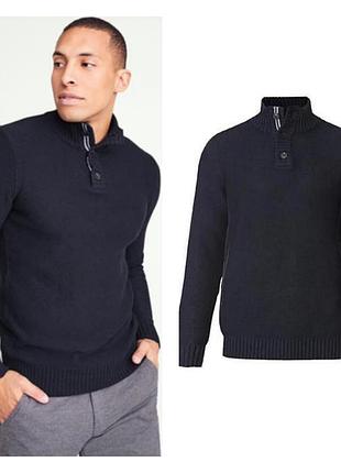 Стильный мужской джемпер, свитер -поло