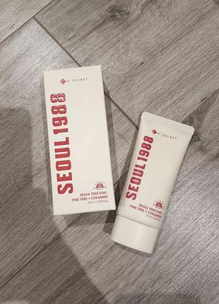 Ksecret seoul 1988 sun : pine tree + ceramide – солнцезащитный крем с экстрактом сосны и керамидами spf50+ 50мл
