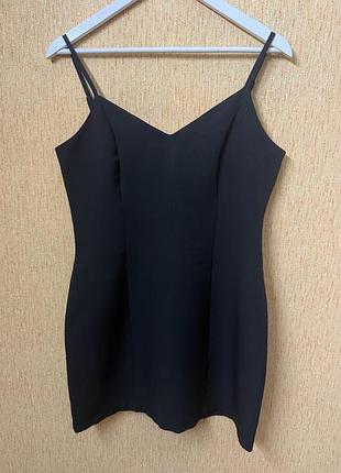 Маленька чорна сукня, міні, по фігурці, розмір м-л