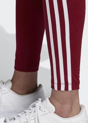 Женские леггинсы, лосины с полосками adidas originals, оригинал4 фото