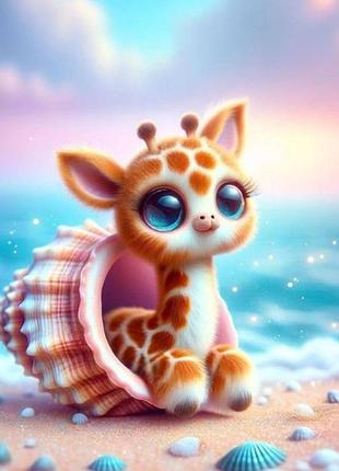 Алмазная мозаика "пляжная фантазия", 20*20см, на рамке, в кор. 21*21*2,5см, тм dreamtoys