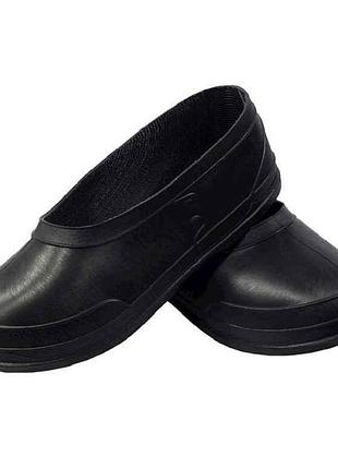 Калоші для валянок пвх, чорні (32) 46р тм verona