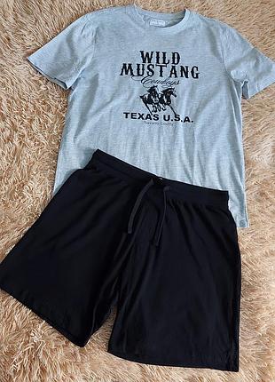 Мужская трикотажная пижама, смотрите замеры в объявлении