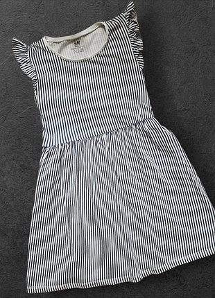 Базова сукня в смужку h&m з органічної бавовни