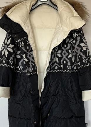 Двухсторонний пуховик куртка пальто макс мара