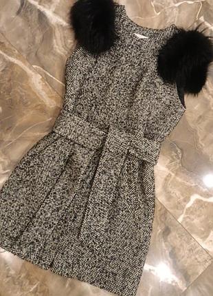 Жилет з натуральним хутром.