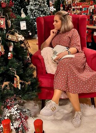 Сукня міді з віскози zara