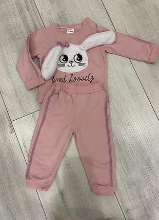 Костюм трехнитка на девочку 18месяц