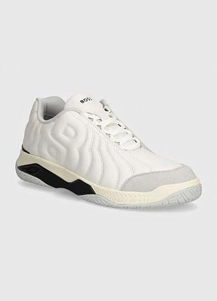 Urbanshop com ua шкіряні кросівки boss courtstride колір сірий 50523190 розміри запитуйте