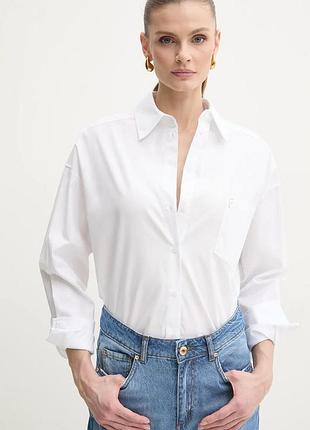 Urbanshop com ua сорочка fracomina колір білий relaxed класичний комір fs25st6013w40301 розміри запитуйте