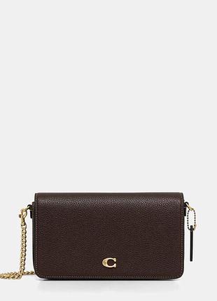 Urbanshop com ua шкіряна сумочка coach mila колір коричневий cao01 розміри запитуйте