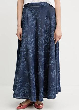 Urbanshop com ua спідниця twinset колір синій maxi розкльошена 251aq2114 розміри запитуйте