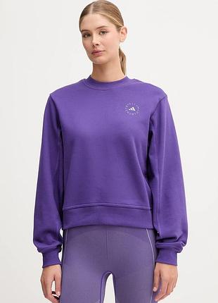 Urbanshop com ua тренувальна кофта adidas by stella mccartney колір фіолетовий однотонна jw4691 розміри