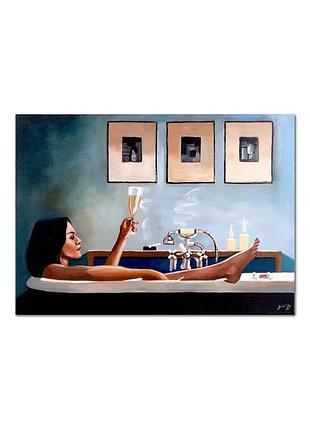 Alloriginal com ua репродукція, написана маслом jack vettriano, kobieta w wannie розміри запитуйте