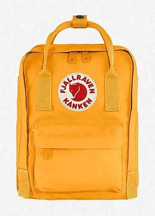 Alloriginal рюкзак fjallraven kanken mini колір жовтий малий з аплікацією f23561.141-141 розміри запитуйте