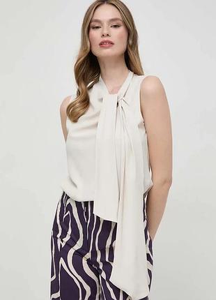 Alloriginal com ua топ з домішкою шовку marella колір бежевий однотонний розміри запитуйте