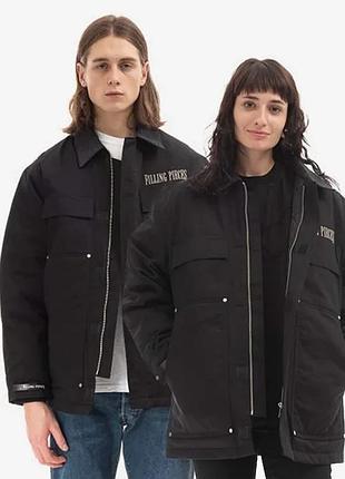 Alloriginal куртка filling pieces corduroy колір чорний перехідна 97126951861-black розмір: m, l