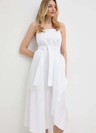 Alloriginal com ua бавовняна сукня armani exchange колір білий mini розкльошена 3dya28 yn4rz розміри запитуйте