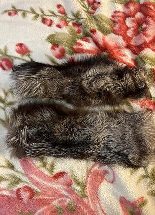 Хутро чорнобурки 2 шт