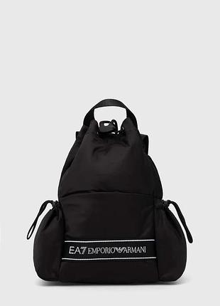 Alloriginal com ua рюкзак ea7 emporio armani жіночий колір чорний малий з аплікацією розміри запитуйте
