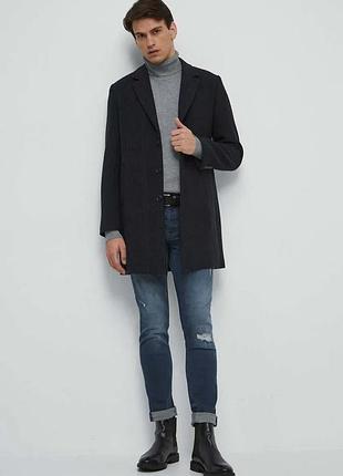 Alloriginal com ua пальто з домішкою вовни medicine колір синій перехідне розміри запитуйте
