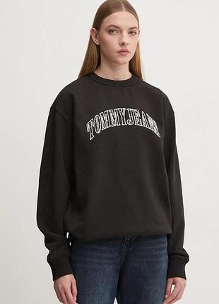 Alloriginal com ua кофта tommy jeans жіноча колір чорний з аплікацією dw0dw19713 розміри запитуйте