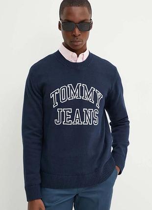 Alloriginal com ua светр tommy jeans чоловічий колір синій dm0dm19178 розміри запитуйте