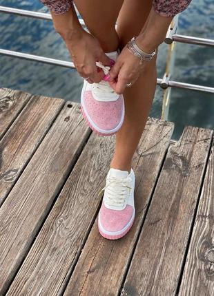 Pumа cali pink/white🆕шикарные кроссовки пума🆕купить наложенный платёж2 фото