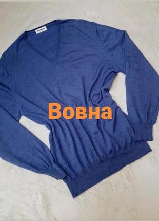 Пуловер синего цвета от бренда mmеpi