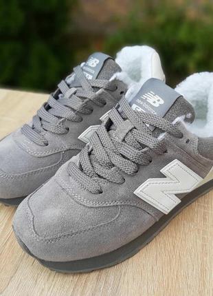 Шикарные женские зимние ботинки топ качество new balance ❄️🥭2 фото