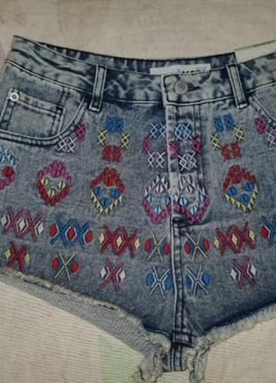 Шорти джинсові topshop moto