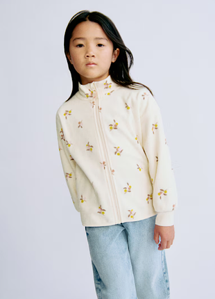 Флісова кофта худі для дівчинки фліска h&m эйч энд эм 3