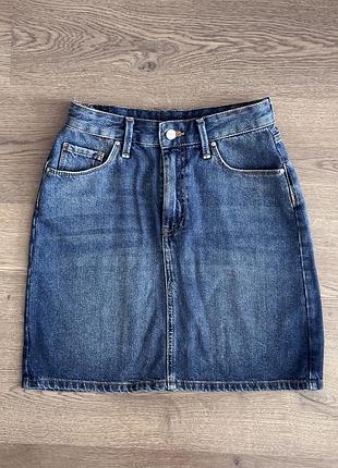 Джинсова спідниця р.s