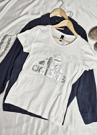 Хлопковая женская футболка adidas
