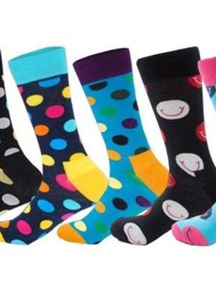 Комплект носков "веселый горошек" от friendly socks (5 пар)