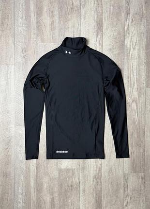 Спортивная кофта under armour компрессионная размер s оригинал мужская чёрная андер армор