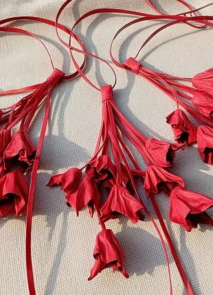 Подвеска . кожа натуральная.