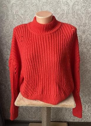 Светр кораловий h&m