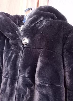 Великолепная шубка под мутон эко мех