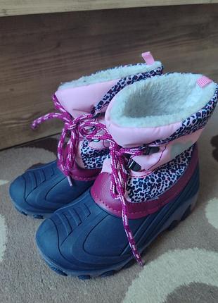 Чоботи зимові на дівчинку 30 р
